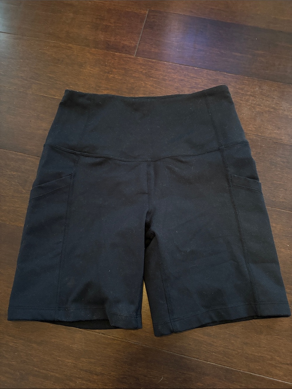 Zella Black High-Rise Bike Shorts